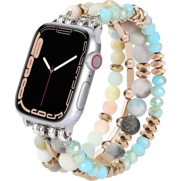 NEW Crystal Beaded Boho Apple Watch Band main image 4